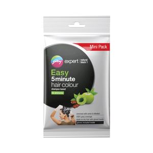 Godrej Expert Easy 5 Minute Hair Colour Natural Black (Mini Pack)